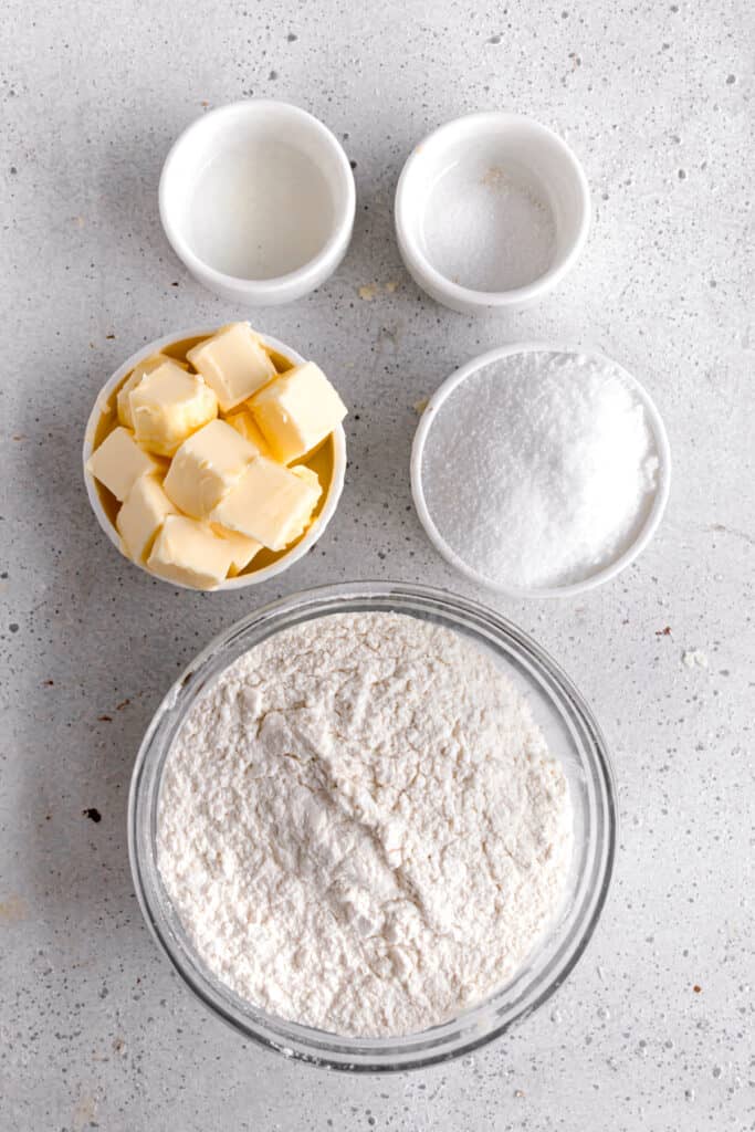 shortbread cookie dough ingredients